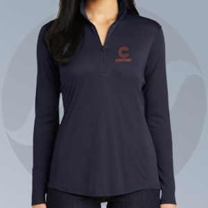 Cormac Ladies PosiCharge Competitor Quarter-Zip - Navy