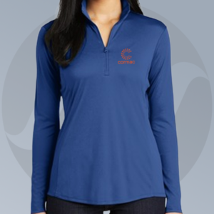 Cormac Ladies PosiCharge Competitor Quarter-Zip - Royal Blue